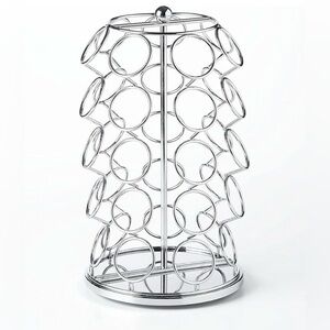 💕 NWOT K-Cup 35 Coffee Pod Carousel in a Stylish Chrome finish